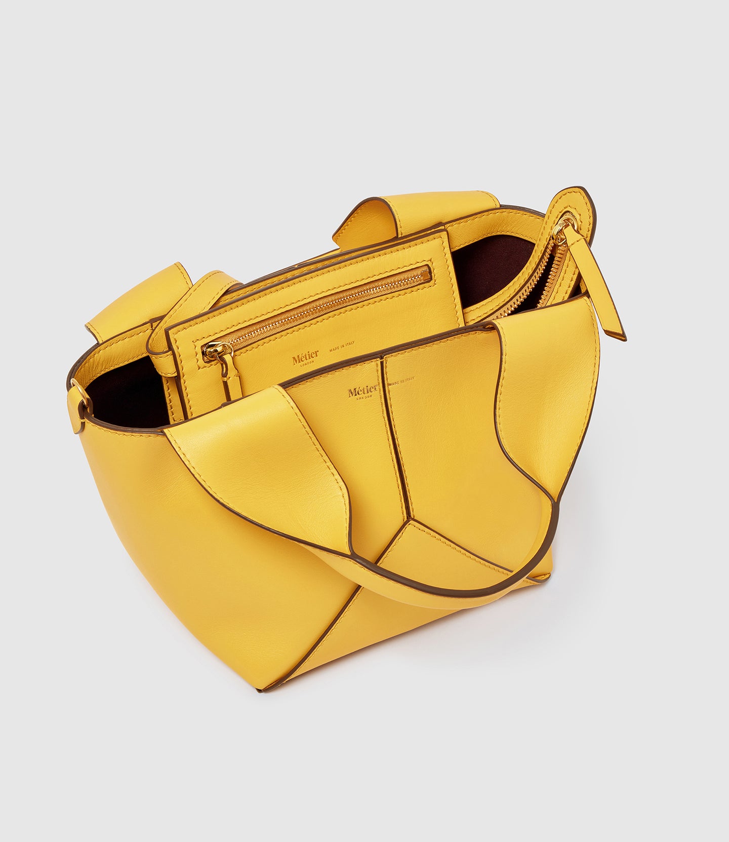 Market Mini Nappa Plongé Calfskin Izamal Yellow