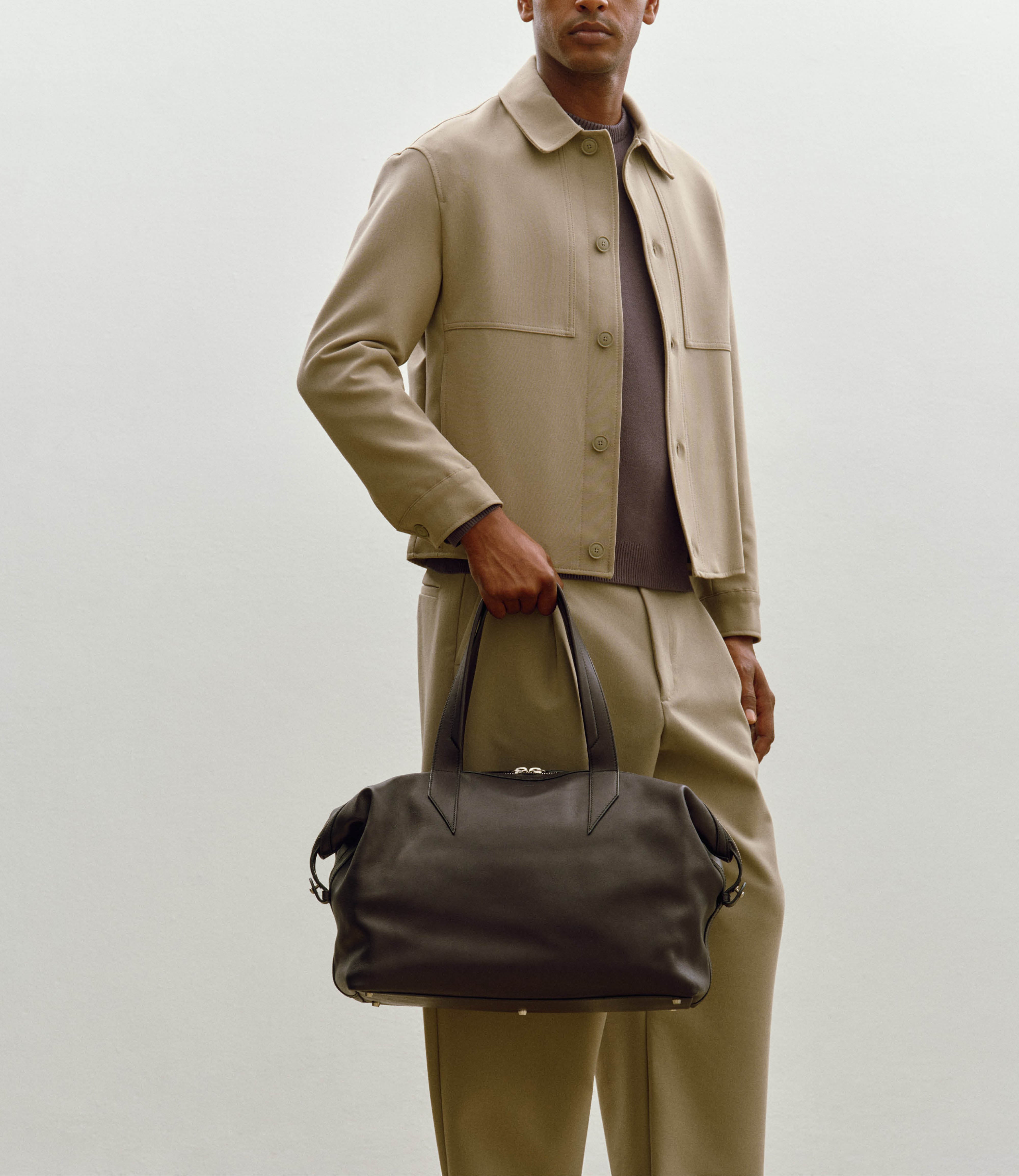 Métier Nomad All Day Briefcase Bag Handmade Italian Leather Day