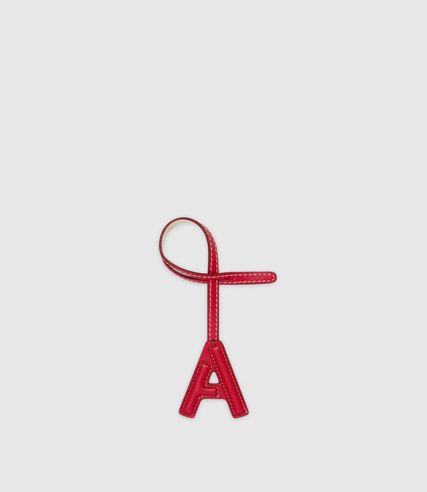 Westman Atelier By Métier Personalisation Letter Charm Apple Leather Red and White