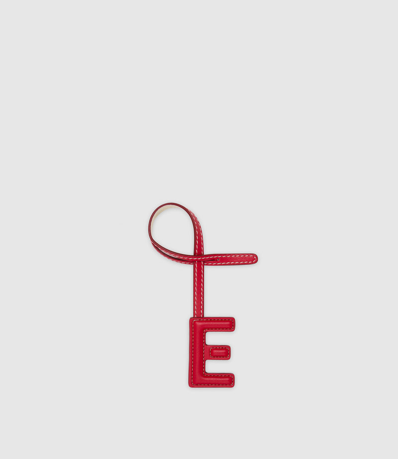 Westman Atelier By Métier Personalisation Letter Charm Apple Leather Red and White
