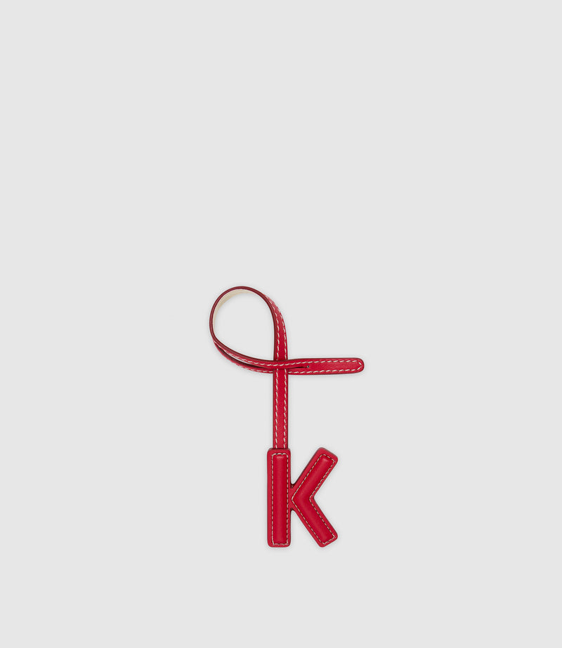 Westman Atelier By Métier Personalisation Letter Charm Apple Leather Red and White