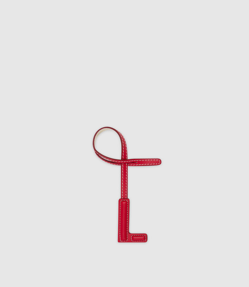 Westman Atelier By Métier Personalisation Letter Charm Apple Leather Red and White