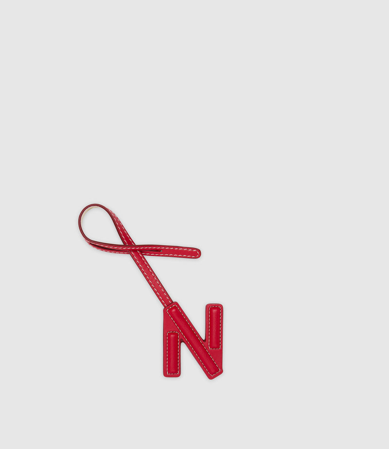 Westman Atelier By Métier Personalisation Letter Charm Apple Leather Red and White