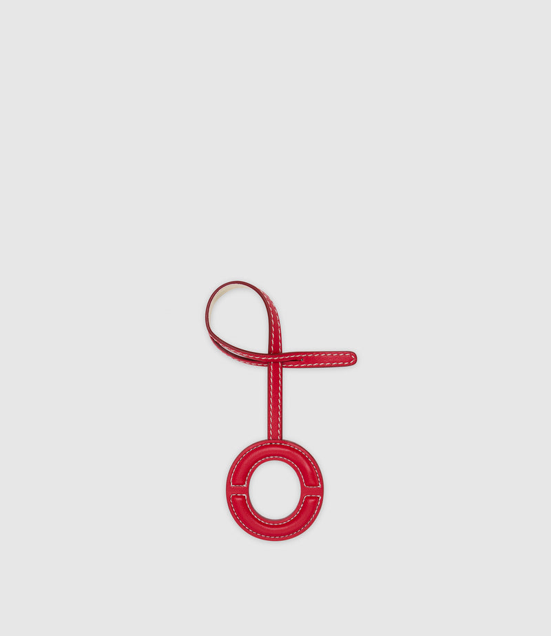 Westman Atelier By Métier Personalisation Letter Charm Apple Leather Red and White