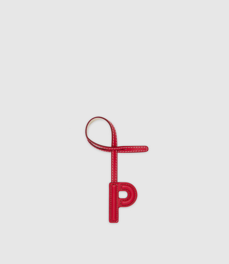 Westman Atelier By Métier Personalisation Letter Charm Apple Leather Red and White