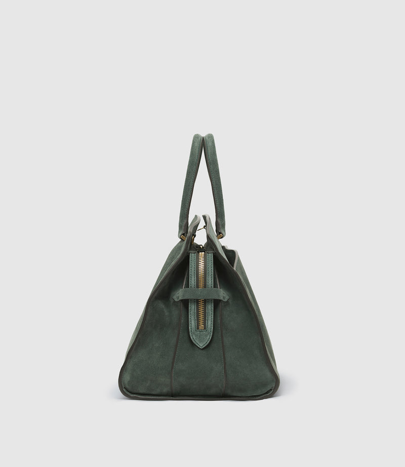 Private Eye Large Suede Emerald