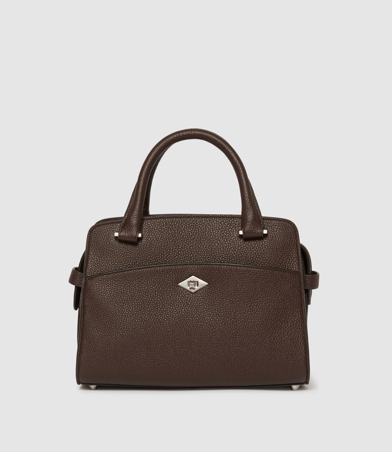 Private Eye Mini Soft Grain Leather Café