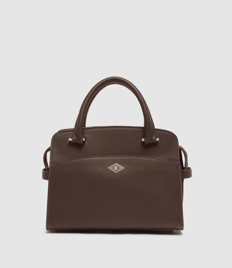 Private Eye Mini Soft Grain Leather Café