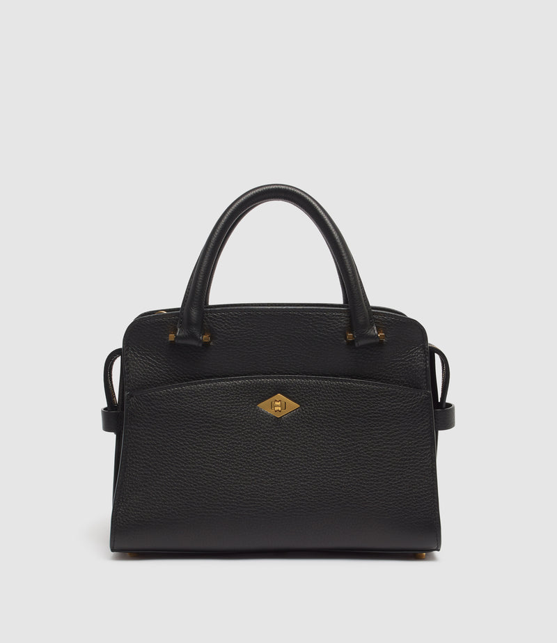 Private Eye Mini Soft Grain Leather Black