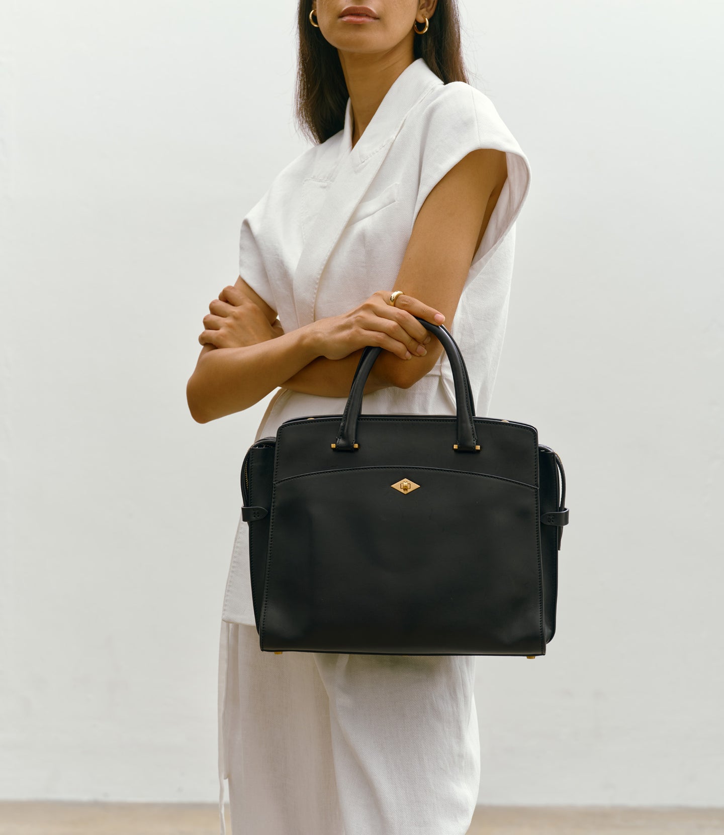 Private Eye Slim Atelier Calfskin Black