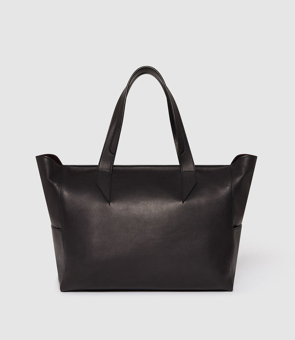 Passerby East-West Supple Calfskin Black