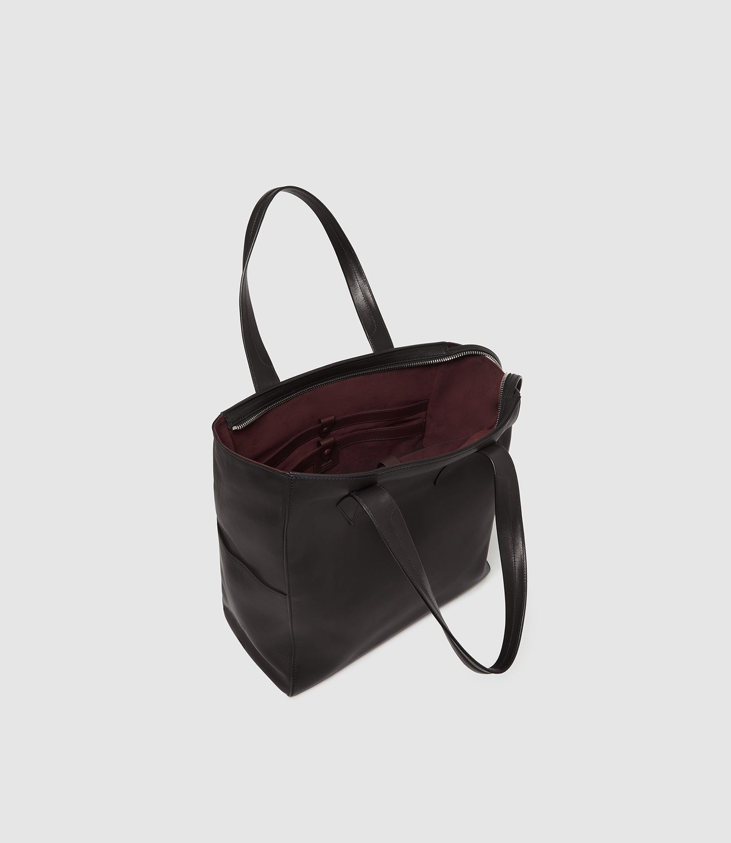 Passerby North-South Supple Calfskin Black