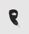 Webbing Strap Black With Gold Hardware