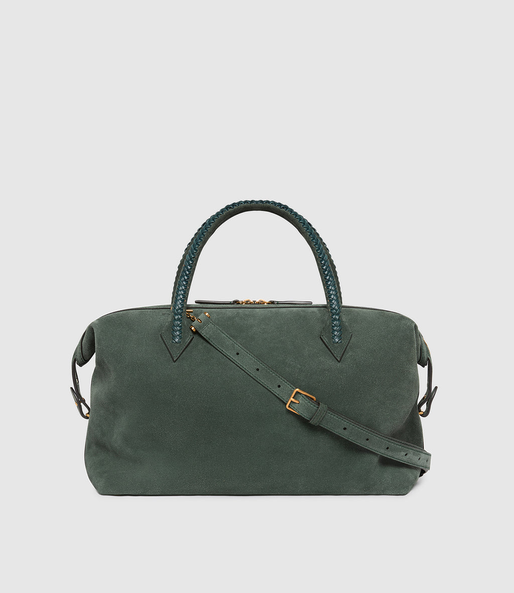 Metier - Women's Perriand City Handbag - Green Suede