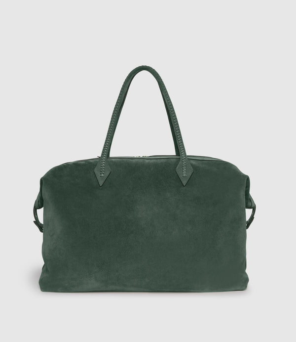 Vérité Weekend Bag Suede Emerald