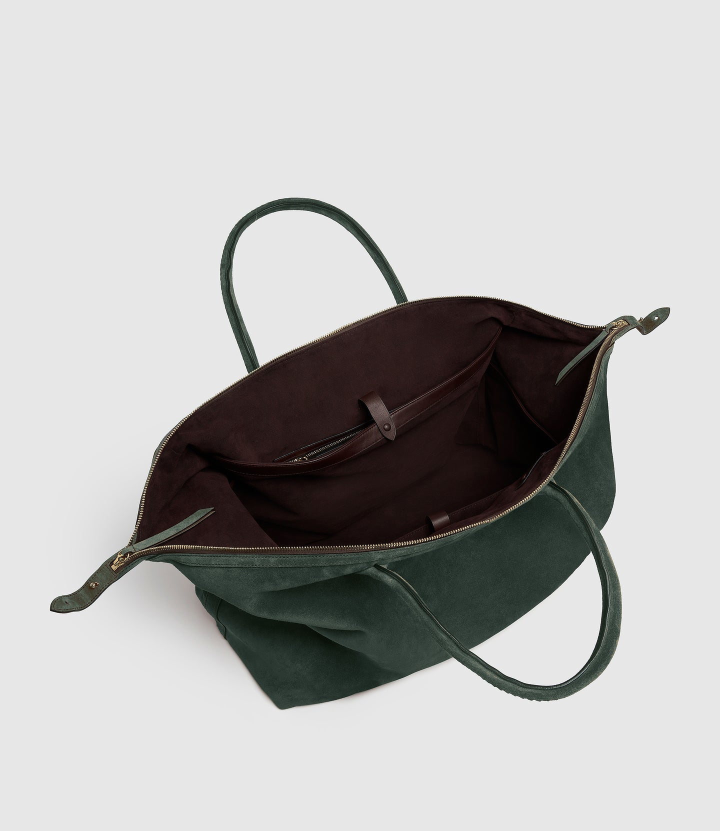 Vérité Weekend Bag Suede Emerald