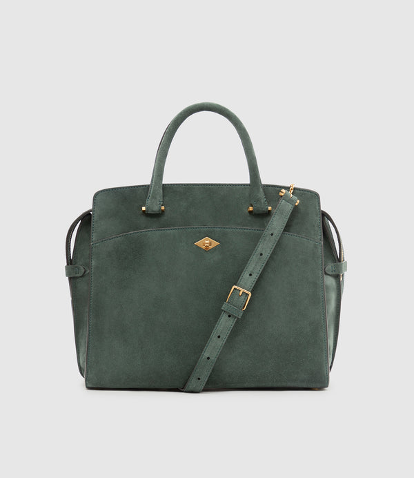 Private Eye Slim Suede Emerald