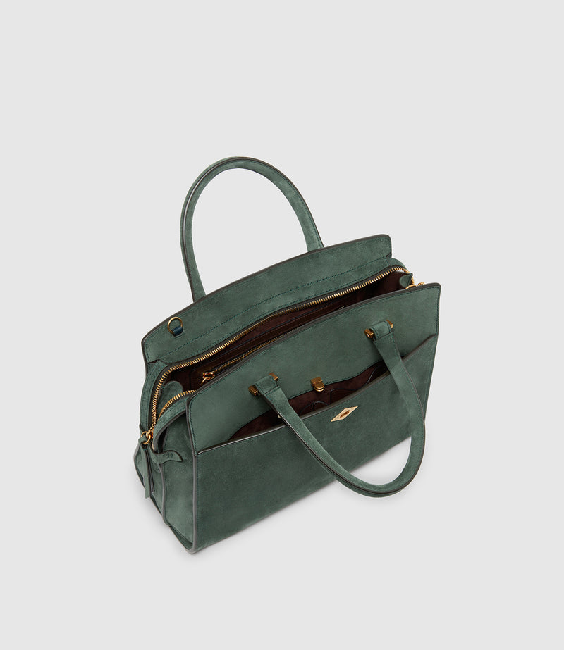Private Eye Slim Suede Emerald