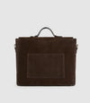 Rider Briefcase Suede Chocolate