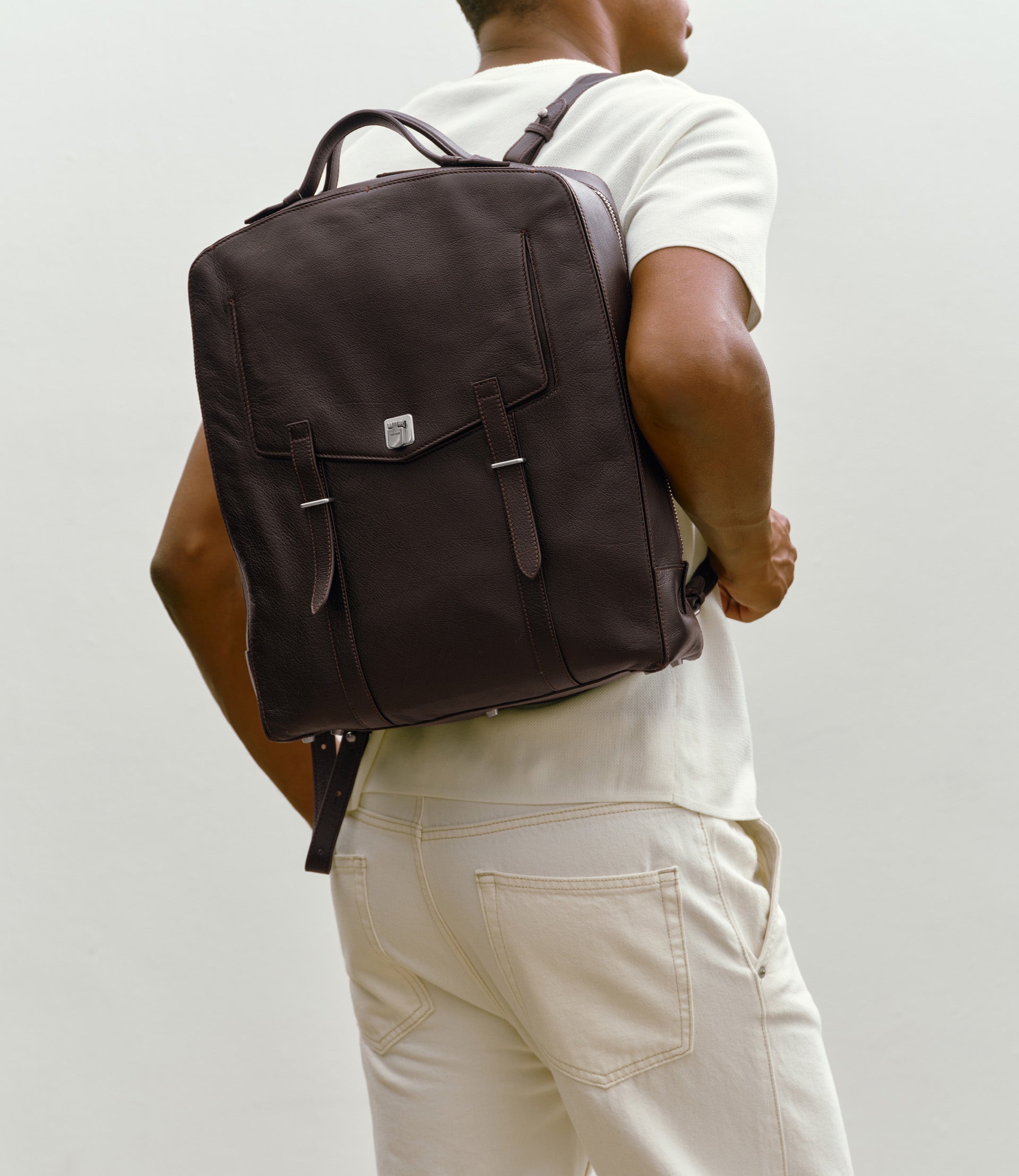 buffalo bags backpack leather Metier - Men's Rider Backpack