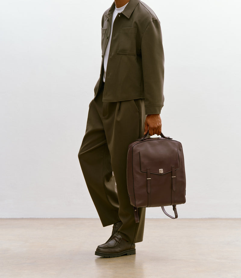 Rider Backpack Rodeo Calfskin Maduro Brown