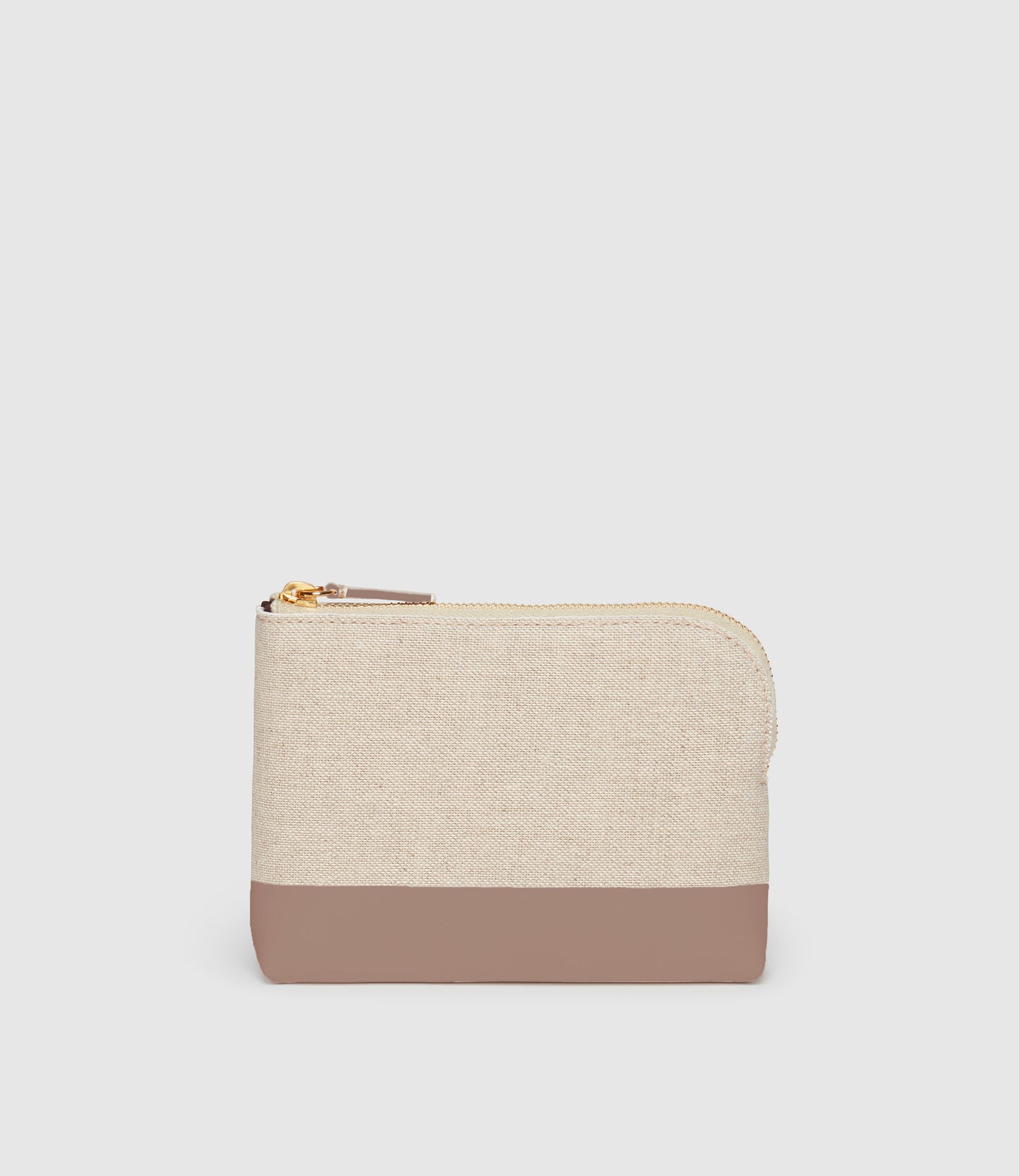 Westman Atelier By Métier Petite Makeup Pouch Natural Linen with Desert
