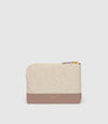 Westman Atelier By Métier Petite Makeup Pouch Natural Linen with Desert