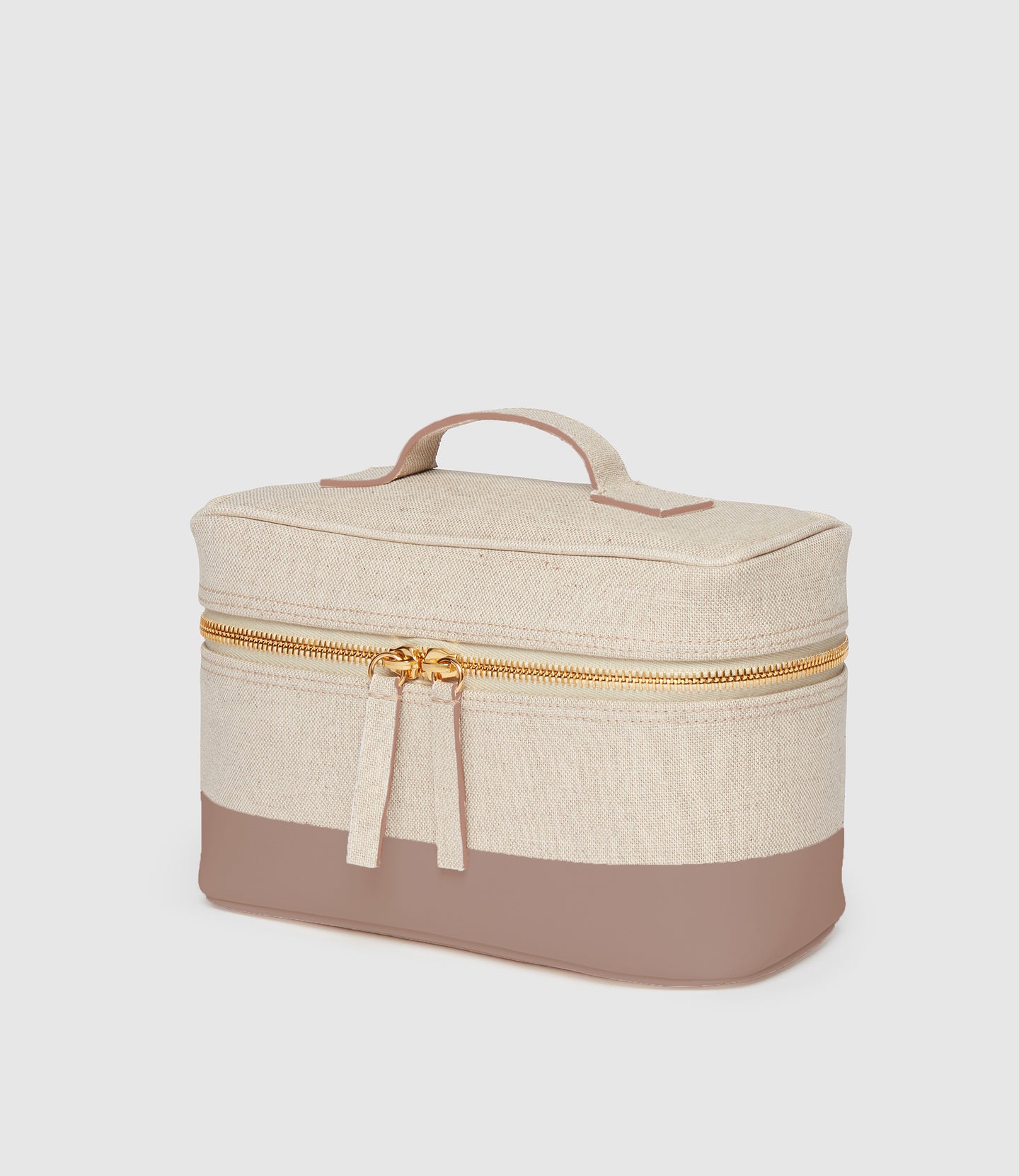Westman Atelier By Métier Makeup Train Case Natural Linen with Desert