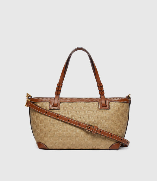 Cala 21 Woven Fabric Sahara with Buffalo Cognac – Métier