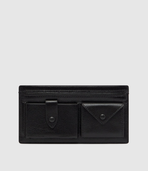 Inside Out Wallet Buffalo Black