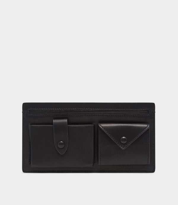 Inside Out Wallet Nappa Black