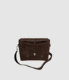 Rider Briefcase Suede Chocolate