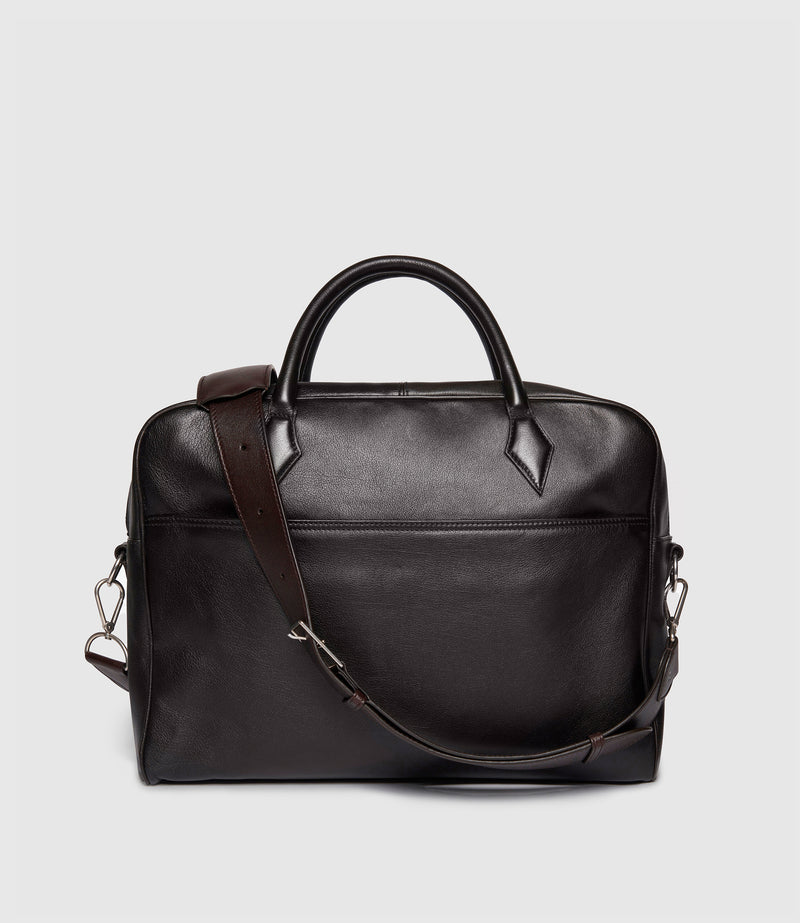 Closer All Day Briefcase Buffalo Cacao