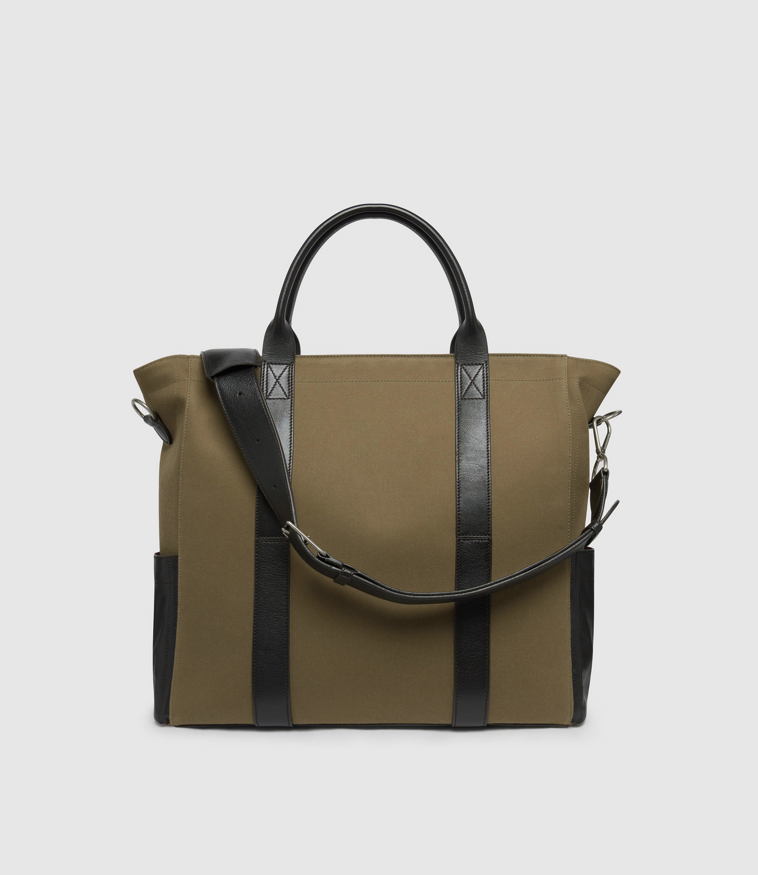 Mariner Zippered Tote Military Twill Cacao