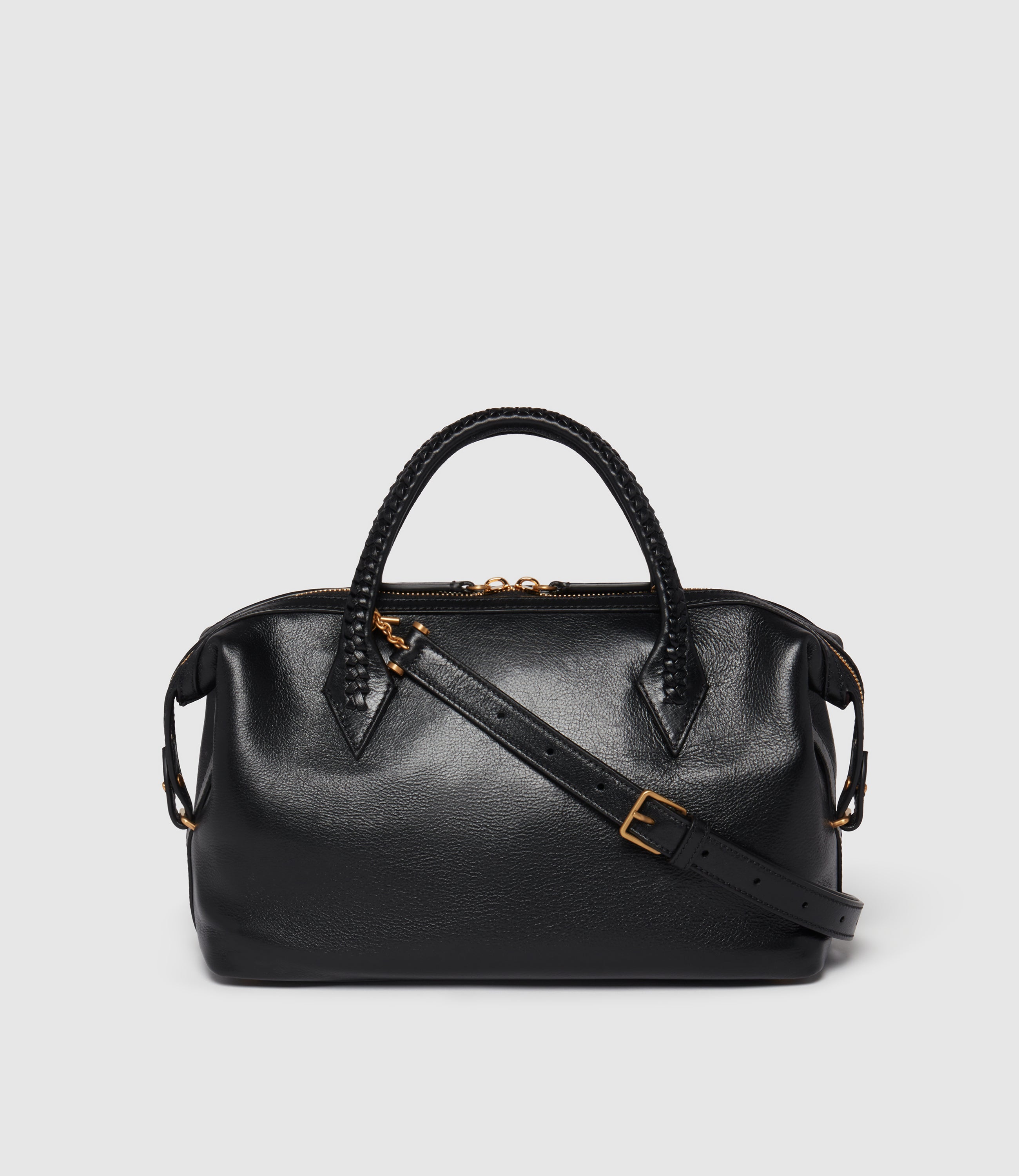 Vérité City Small Suede Chocolate and Elvis Black | Métier