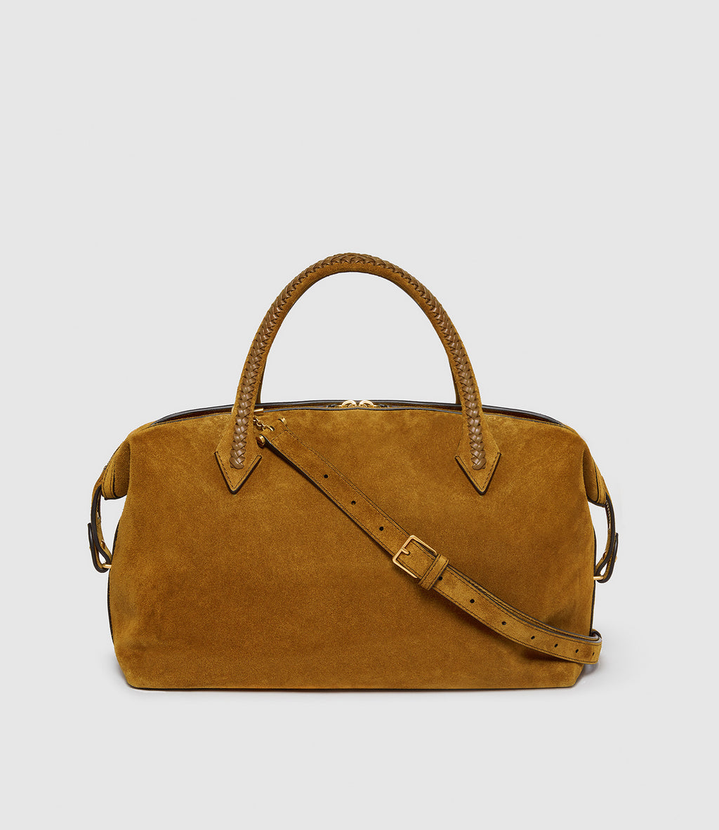 Métier Women's Handbag Tan Suede