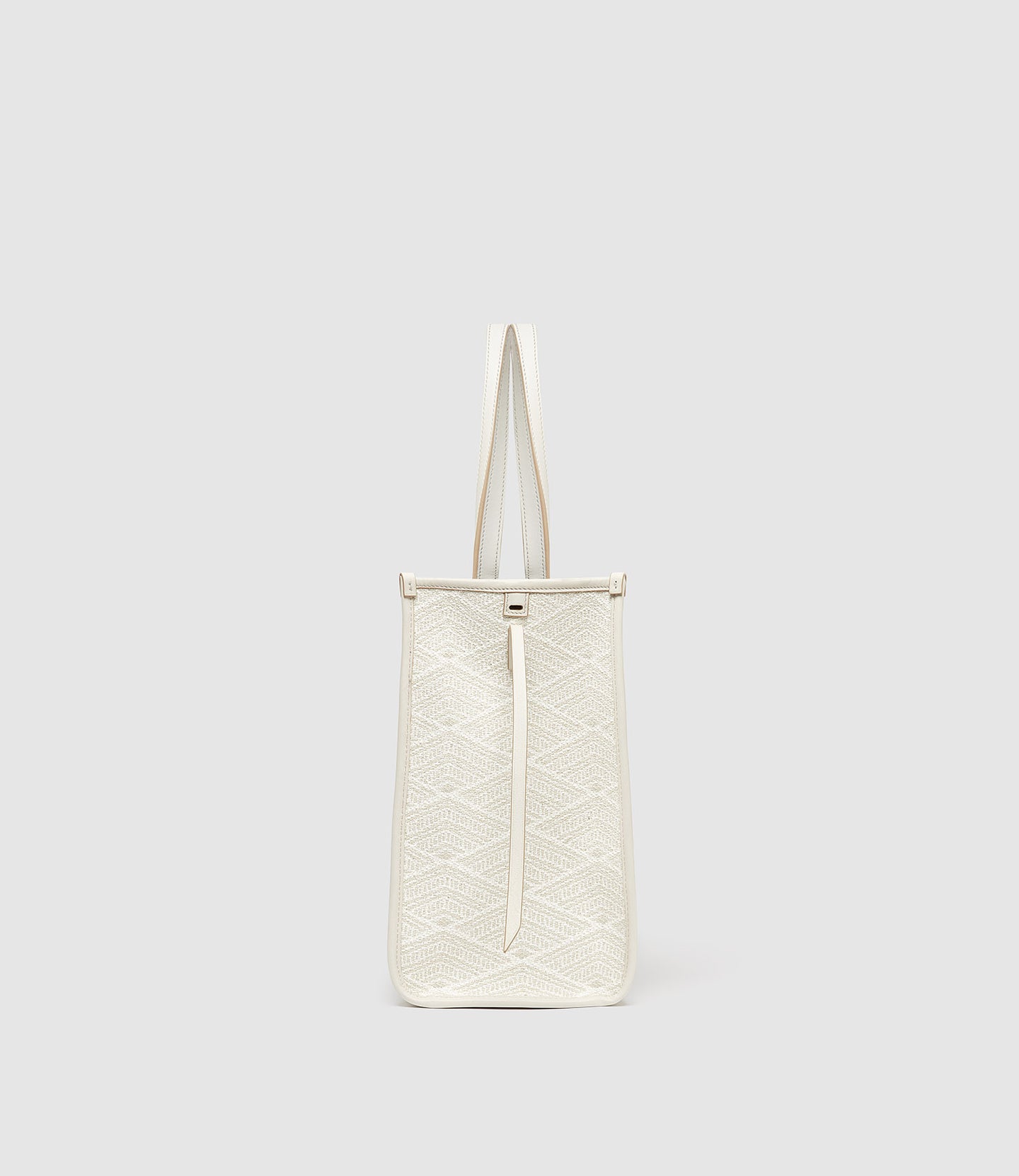 Chameleon 34 Oversized Diamond Jacquard Grey with Bianco