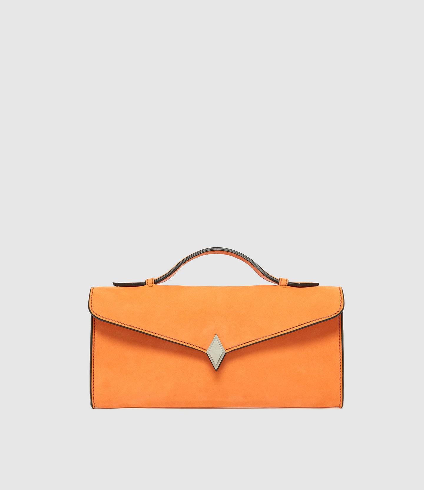 Edge Clutch Nubuck Tangerine