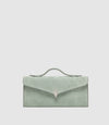 Edge Clutch Suede Terra