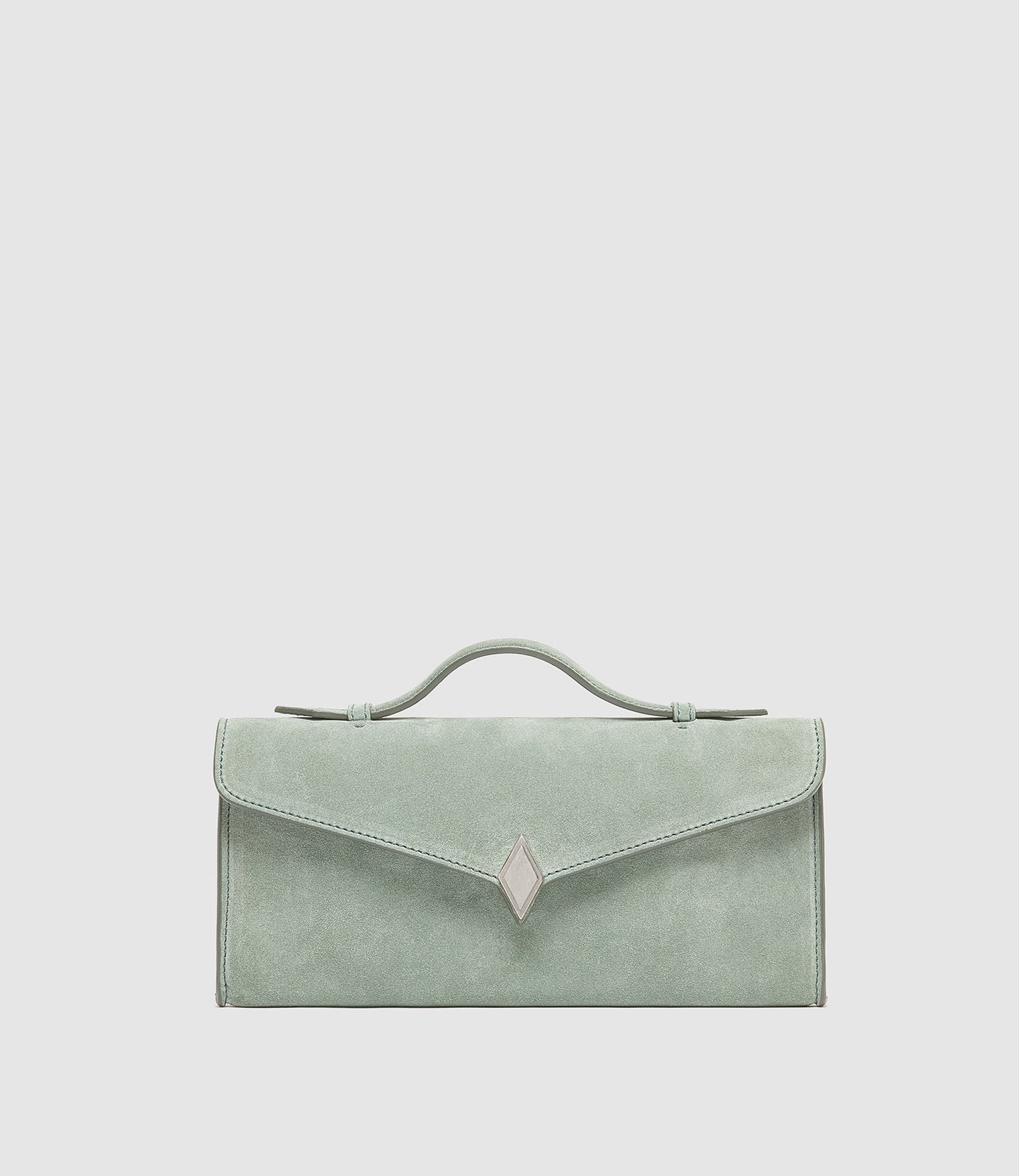 Edge Clutch Suede Terra