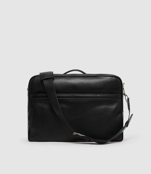 Wanderer Slim Briefcase Buffalo Black