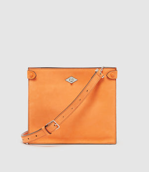 Stowaway Crossbody Nubuck Tangerine