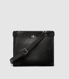 Stowaway Crossbody Buttery Nappa Black with Silver Hardware