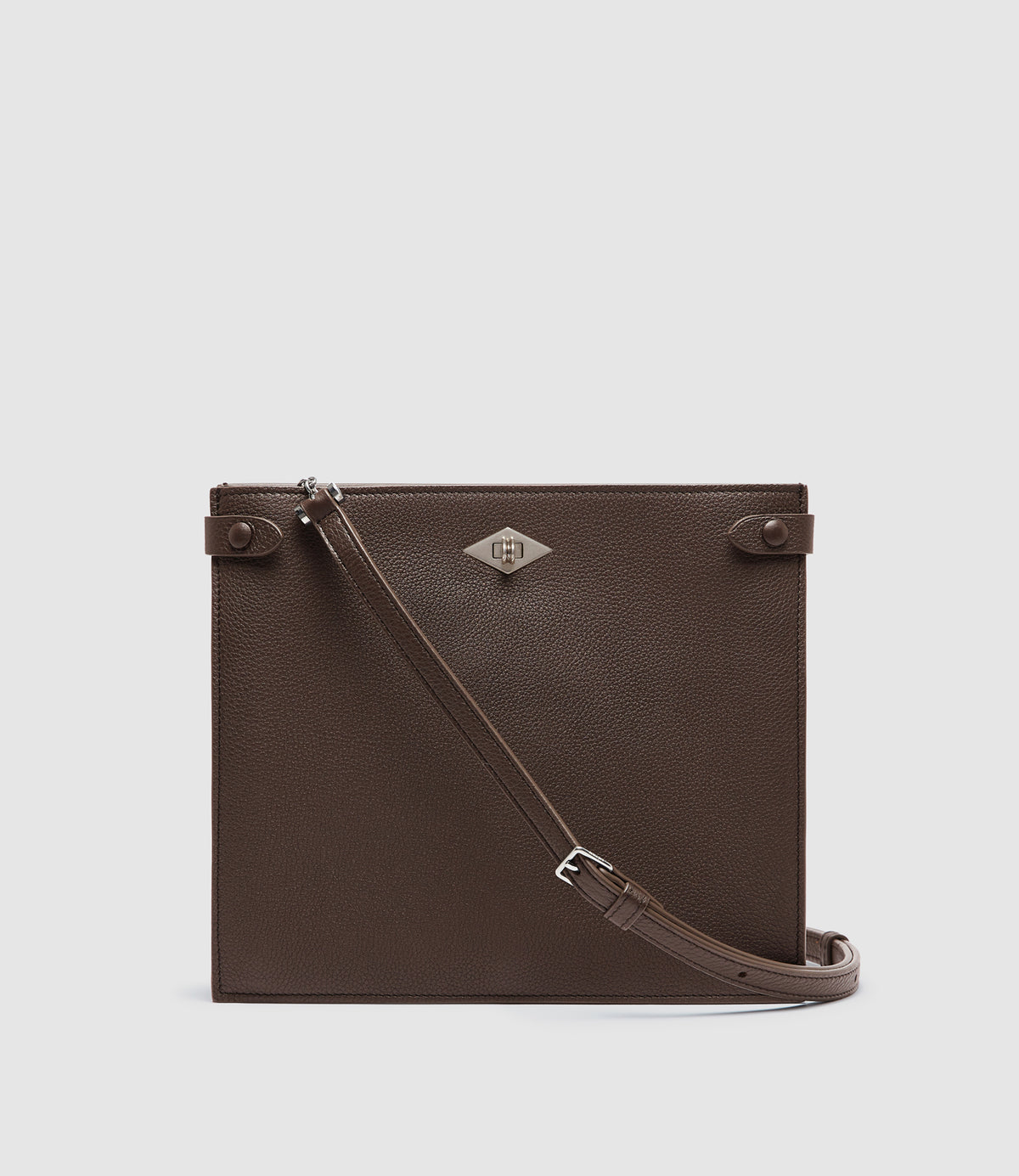 Stowaway Crossbody Soft Grain Leather Café