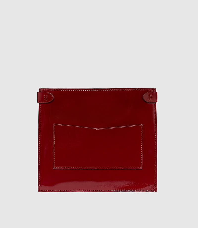 Stowaway Crossbody Glossy Calfskin Classic Red