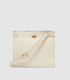 Stowaway Crossbody Buttery Nappa Crème with Gold Hardware