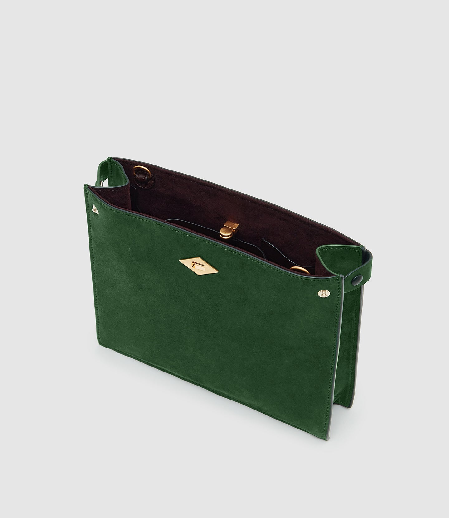 Stowaway Crossbody Nubuck Bright Emerald
