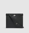 Stowaway Crossbody Soft Grain Leather Black
