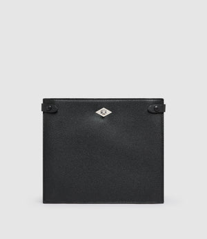 Stowaway Crossbody Soft Grain Leather Black