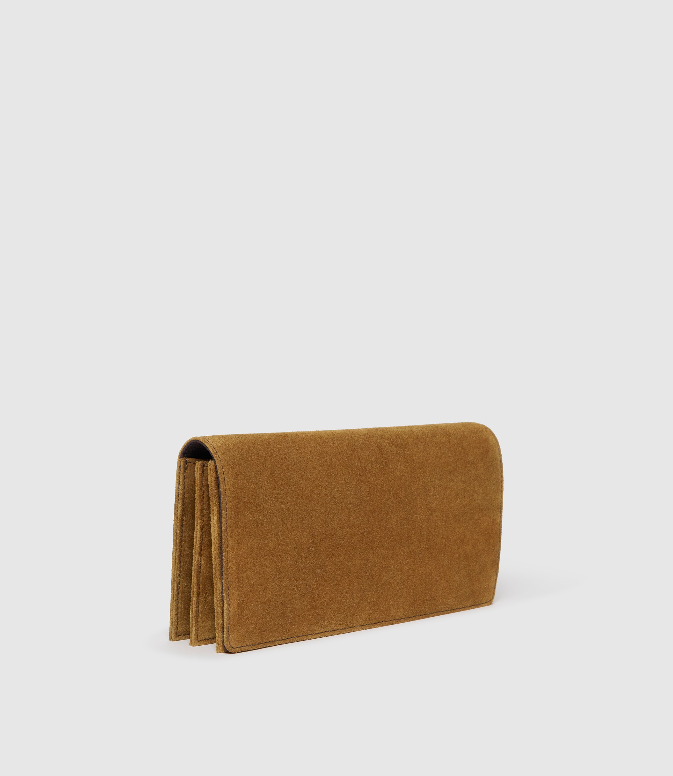 Be & D Limited outlet Leather Suede Eye Clutch